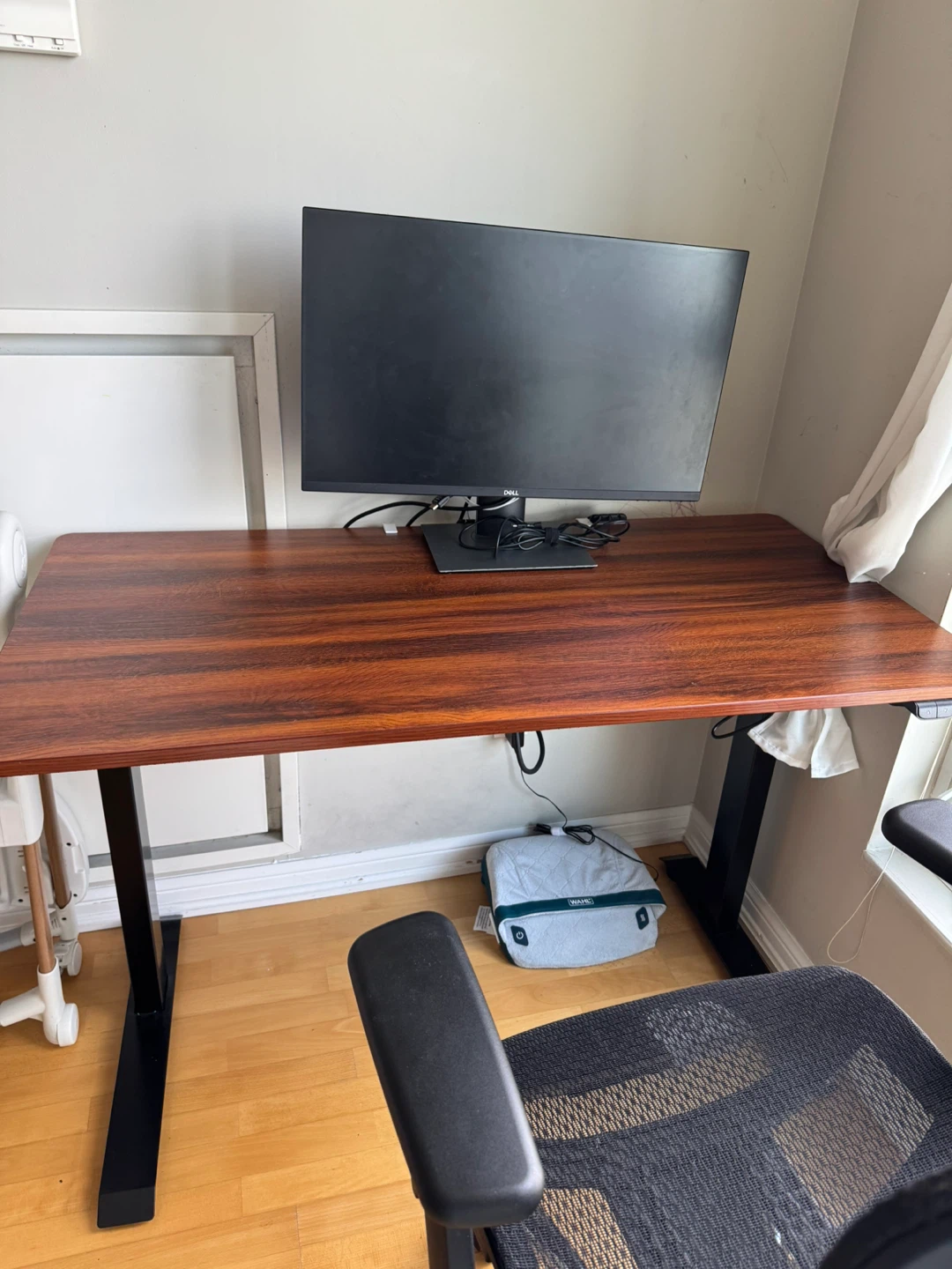 Adjustable Height Standing Desk - Wood Grain