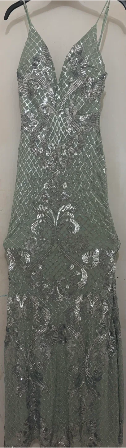 Sequin Embellished Formal Dress thumbnail
