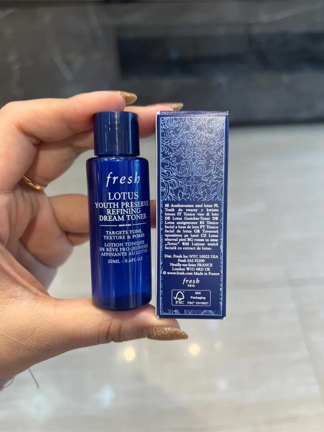 Fresh Lotus Youth Preserve Refining Dream Toner (20ml) image indicator(2)