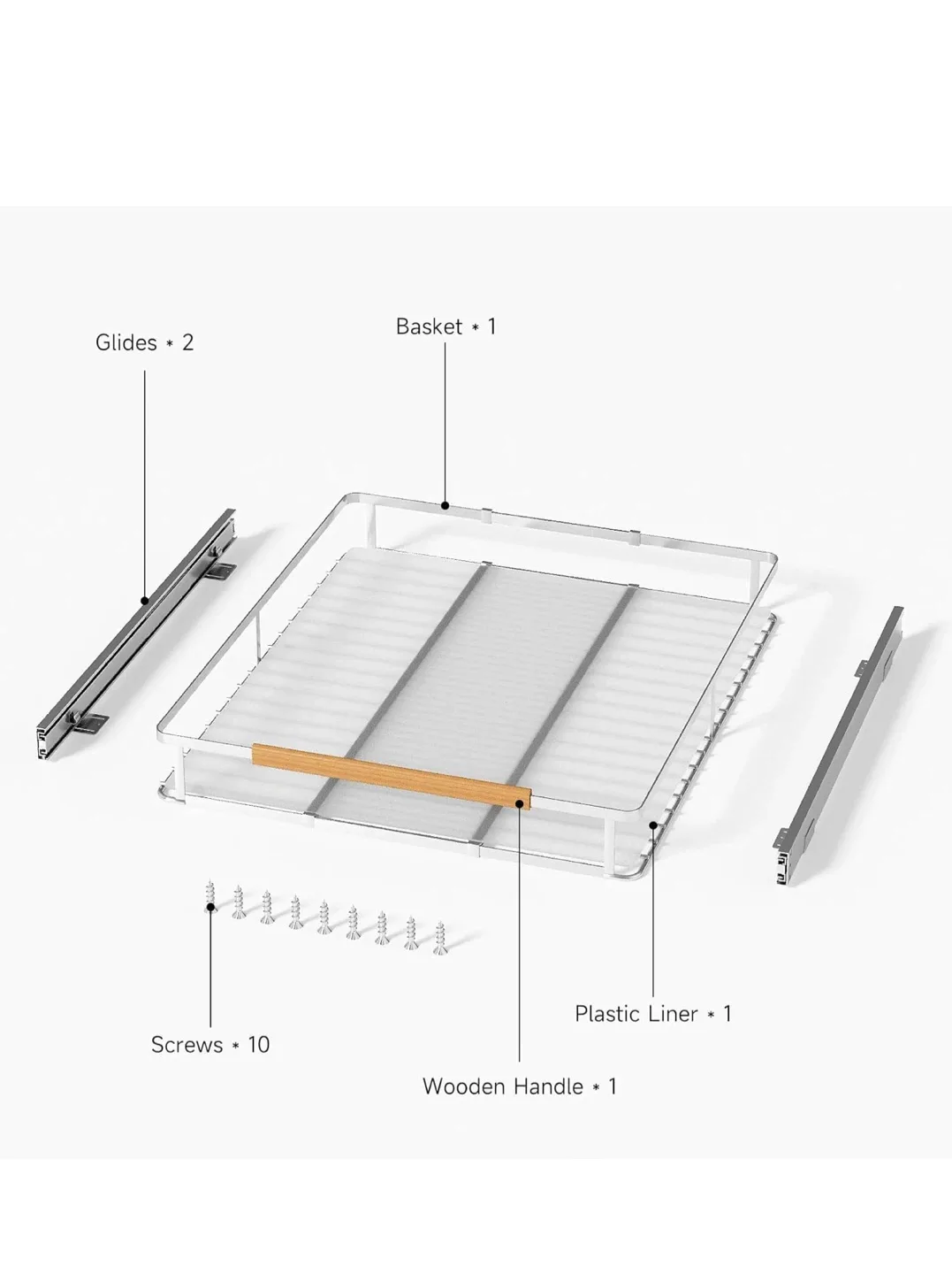 DPZM Expandable Pull Out Drawers for Kitchen image indicator(4)