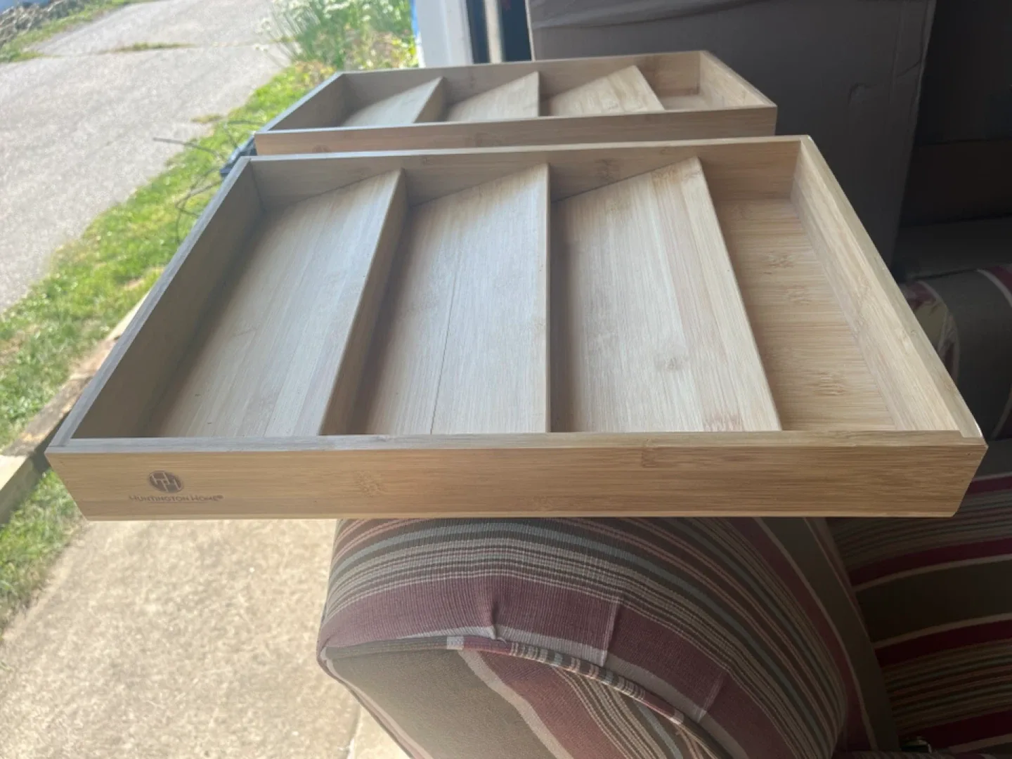 Huntington Home Bamboo Drawer (Spice) Organizer image indicator(2)