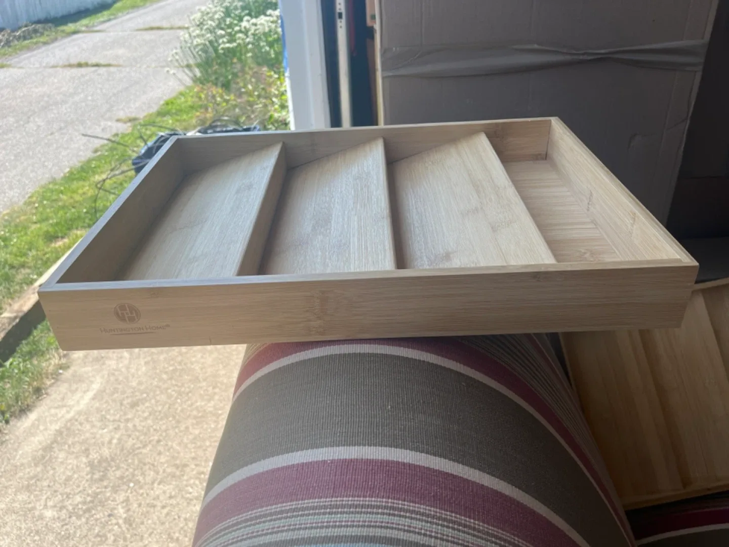 Huntington Home Bamboo Drawer (Spice) Organizer image indicator(7)