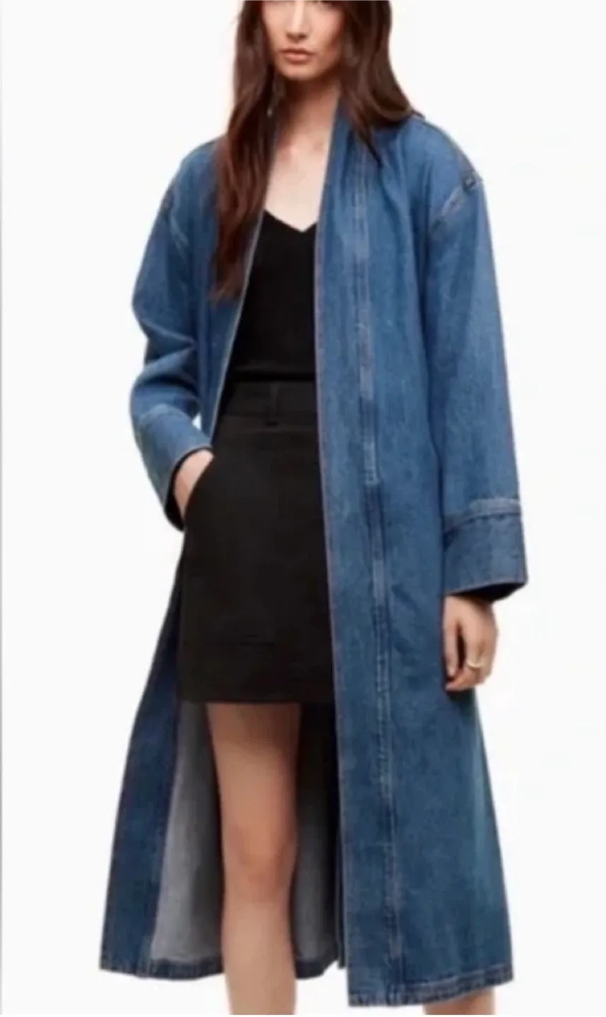 Aritzia Wilfred Free Colpa Denim Jacket - size 2 image indicator(3)