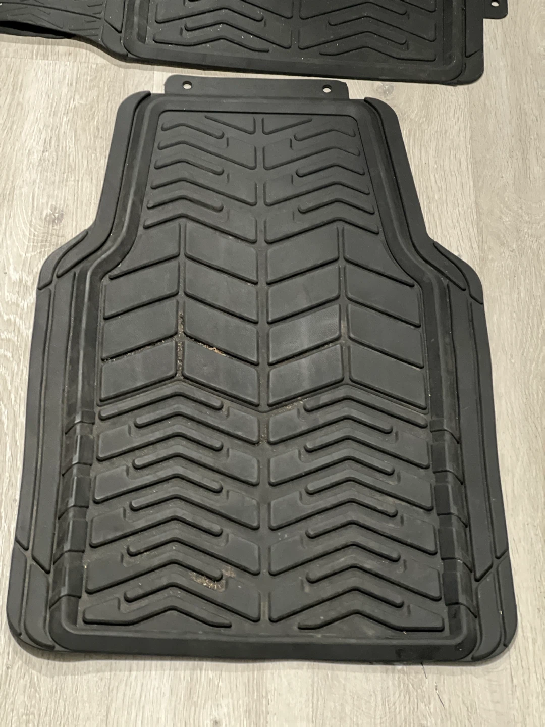 Black Rubber Car Floor Mats - Full Set - photo 5