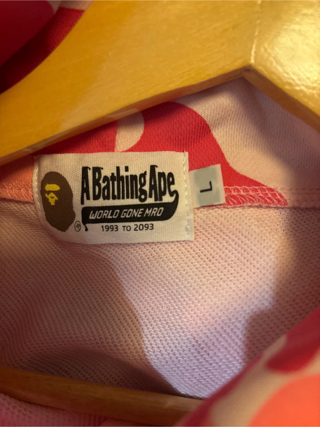 A Bathing Ape BAPE Pink Camo Hoodie - Size L - photo 3