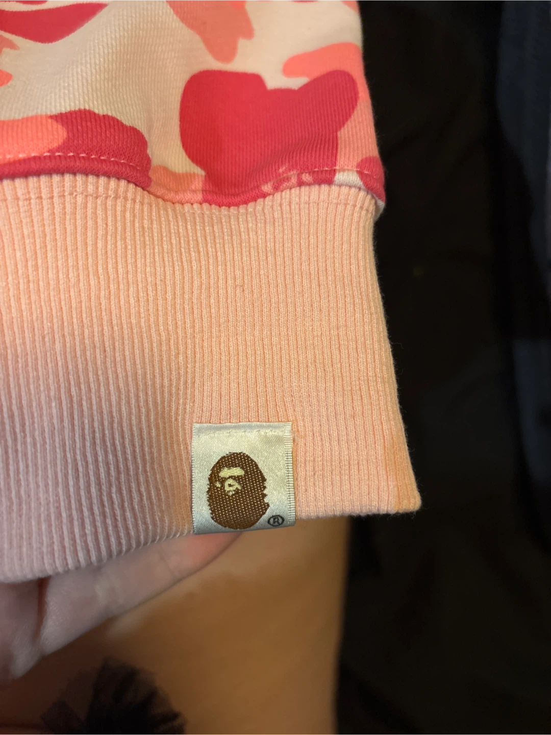 A Bathing Ape BAPE Pink Camo Hoodie - Size L - photo 2