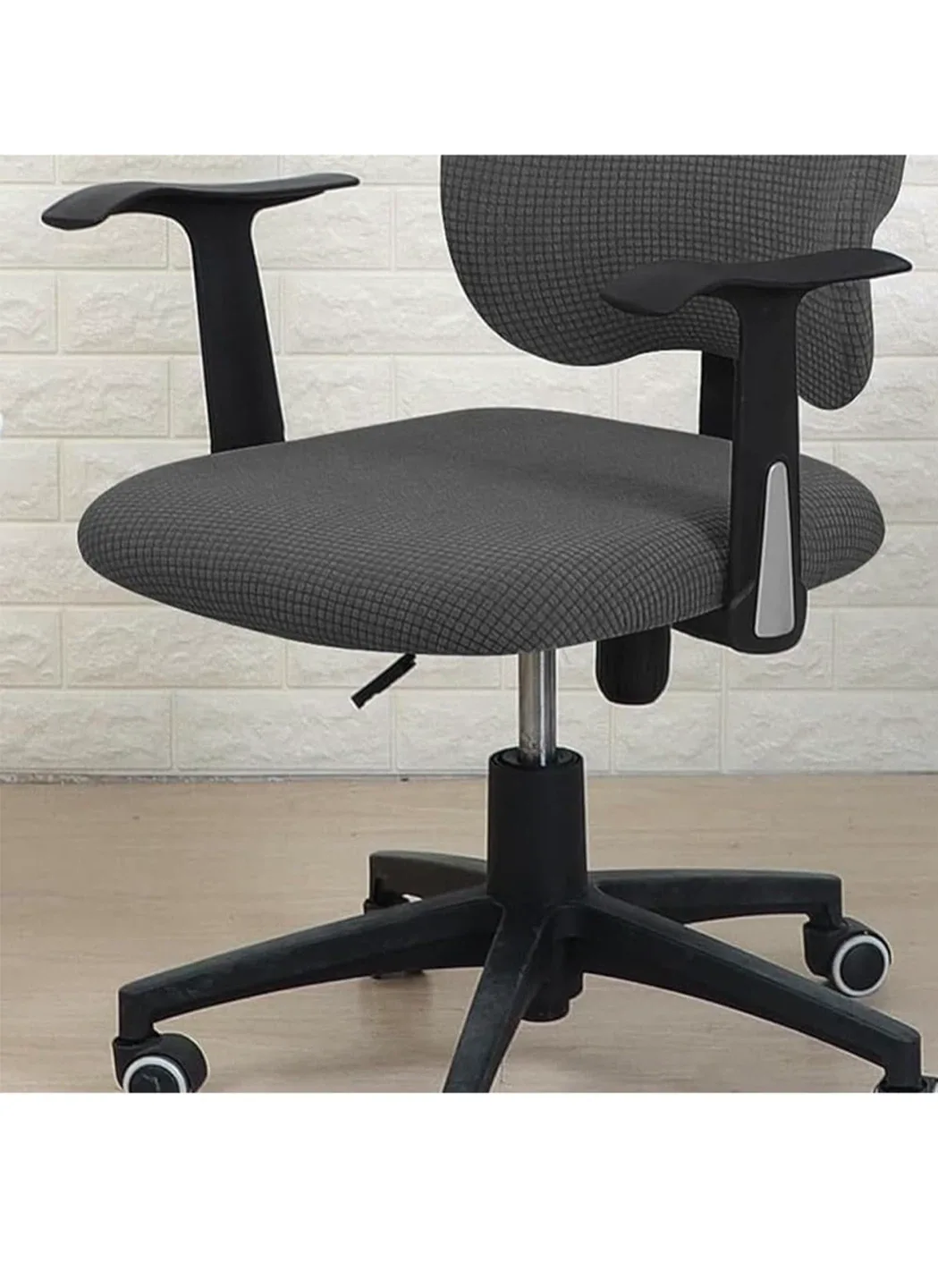 Grey Office Chair Cover image indicator(4)
