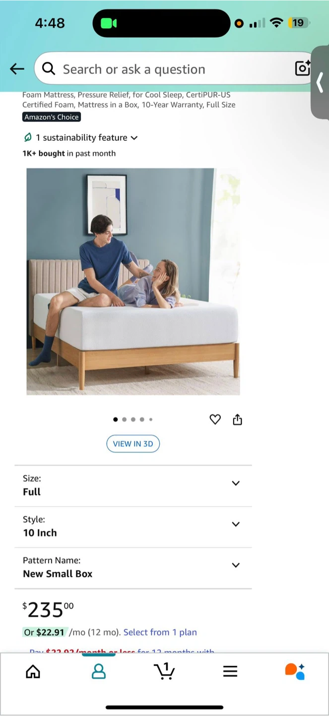 Mattress and bed frame - photo 3