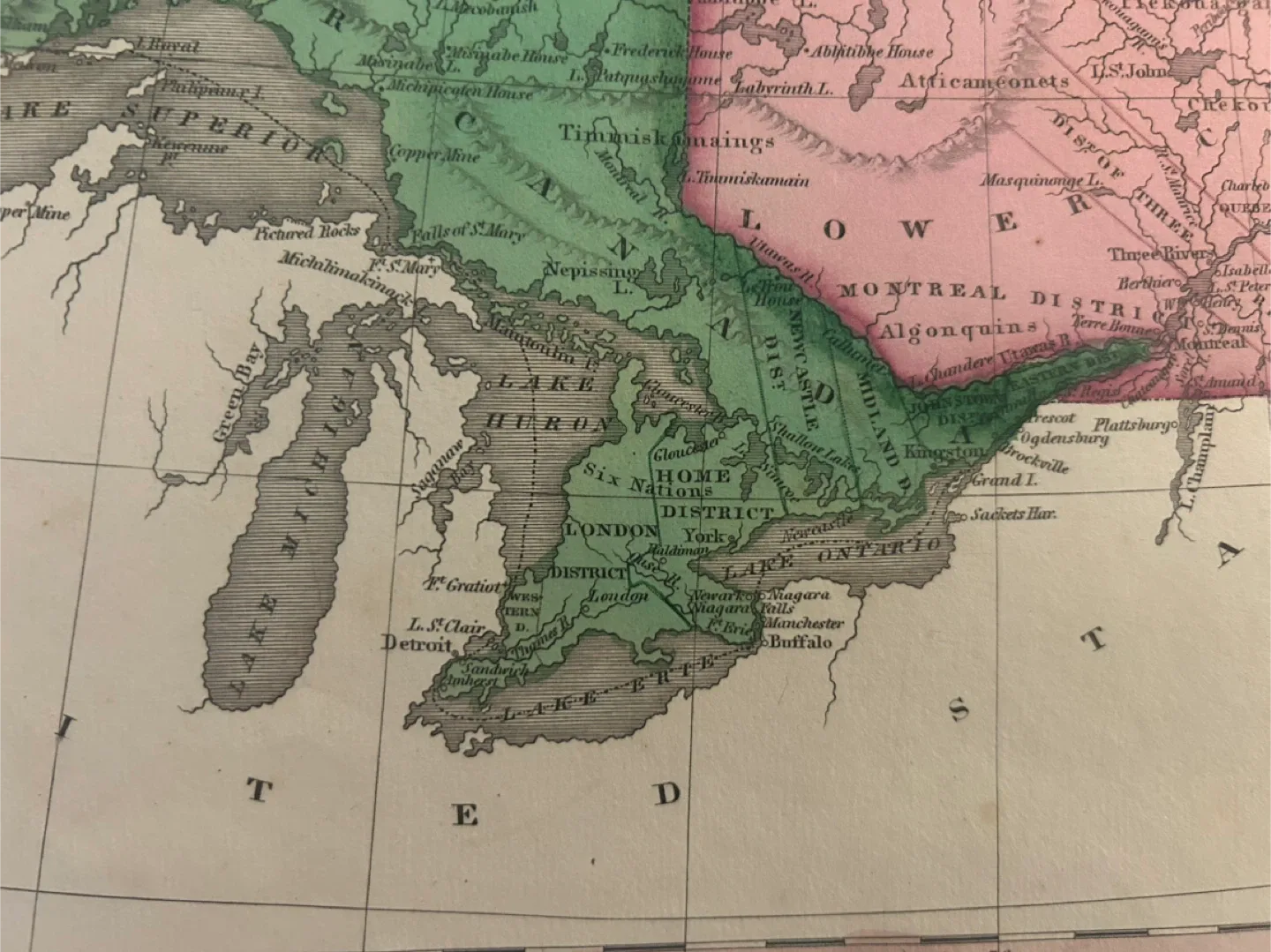 1827 Finley Map of Canada image indicator(4)
