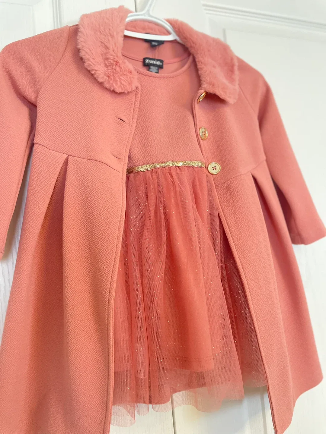 KIDS Zunie Dress & Coat Set - Size 4T and 6T image indicator(3)