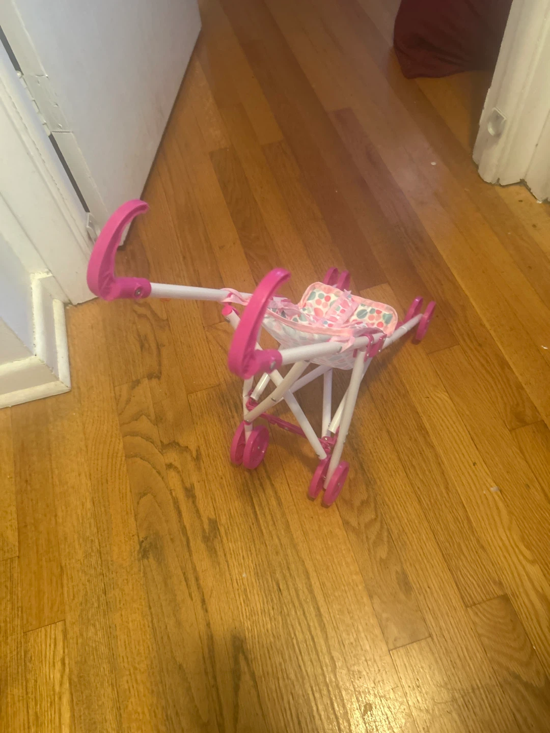 Pink & White Doll Stroller - photo 2