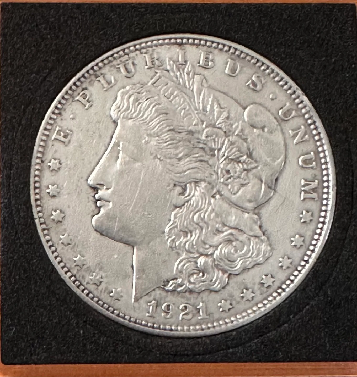 1921-D Morgan Silver Dollar Coin (Authentic) thumbnail