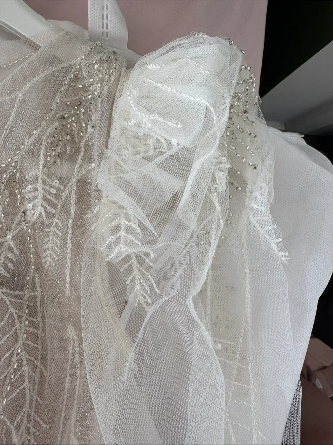 Papilio Long Sleeve A-Line Wedding Dress Size 40 image indicator(8)