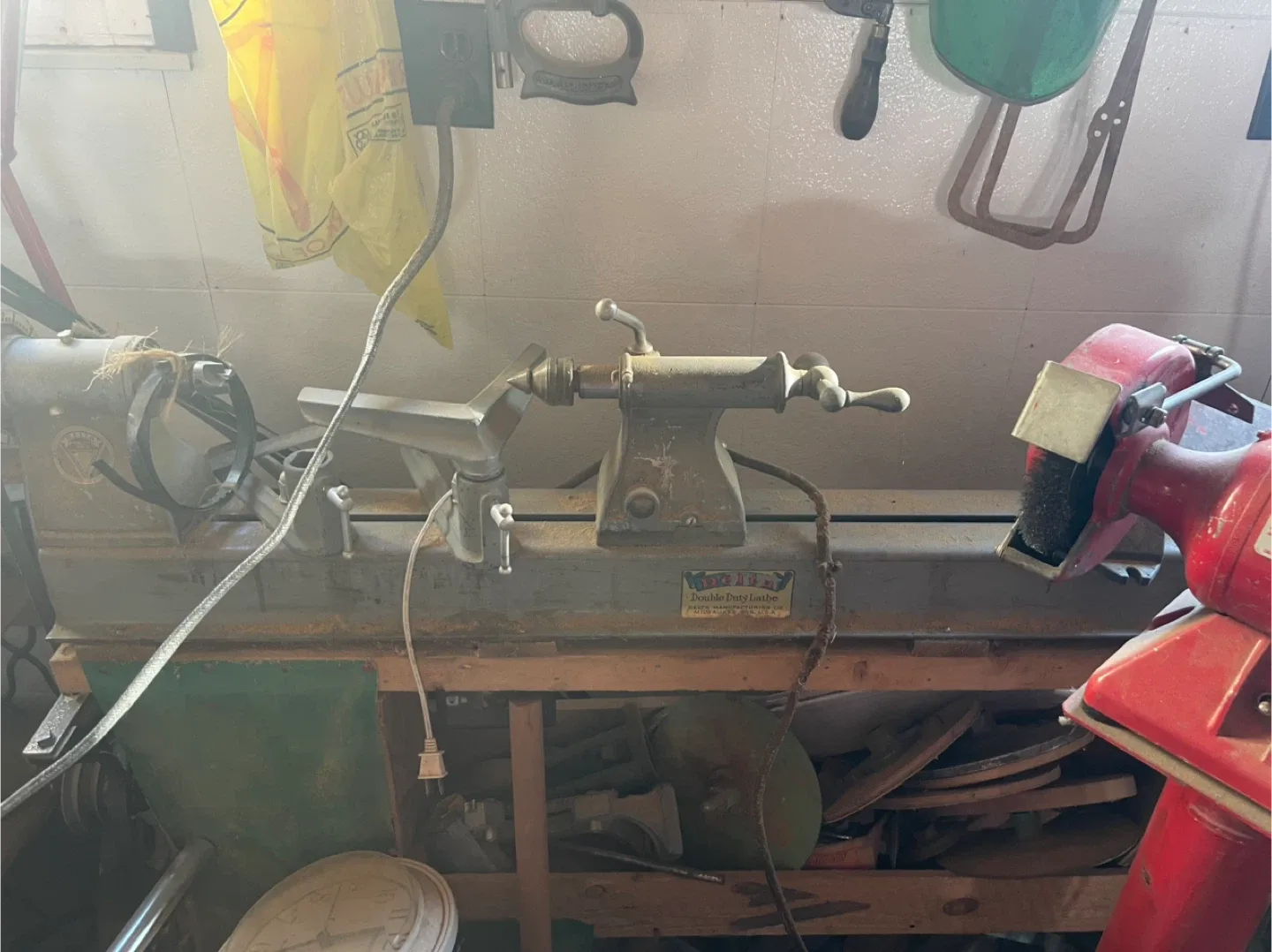 Antique Delta Double Duty Wood Lathe thumbnail
