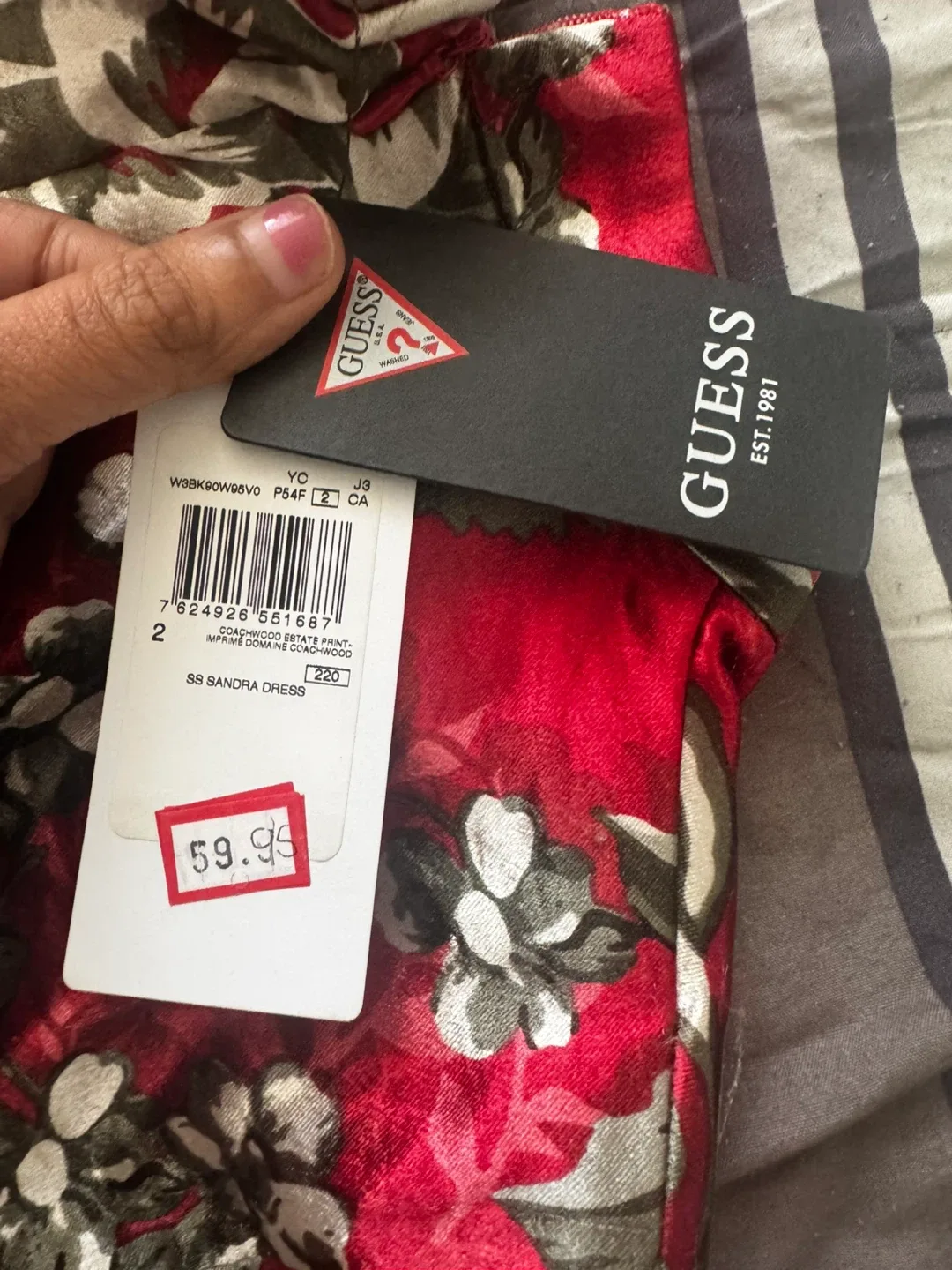 Guess SS Sandra Dress - Floral, Size 2 image indicator(4)