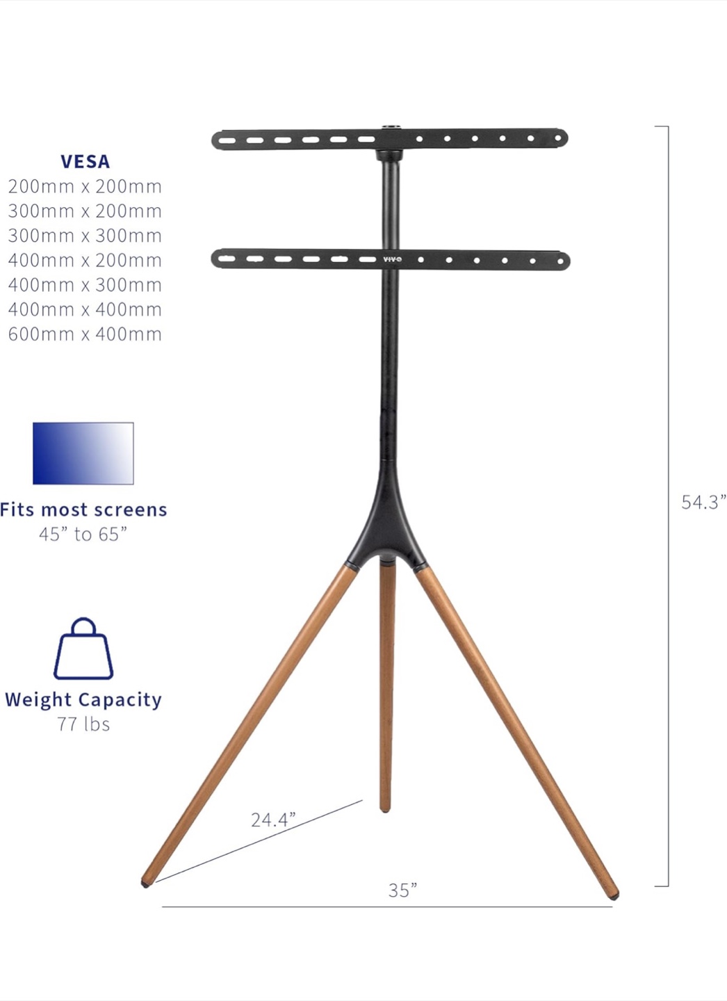 Tripod TV Stand 45"-65" - photo 4