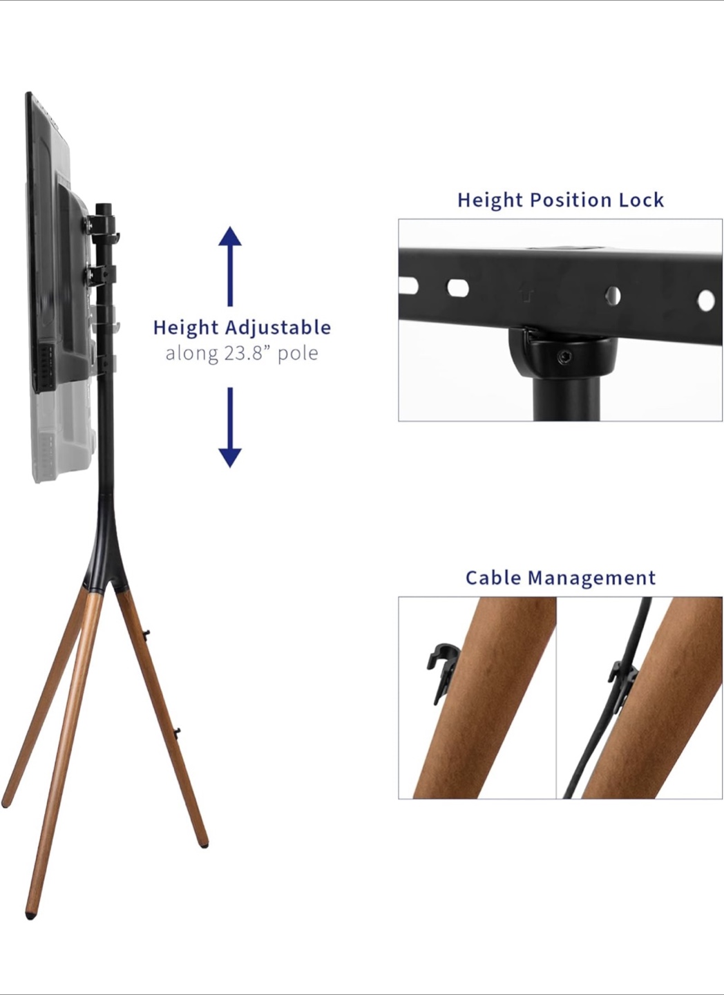 Tripod TV Stand 45"-65" - photo 3