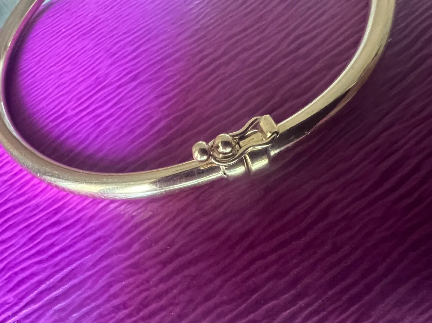 10 k Bangle Bracelet - Gold thumbnail