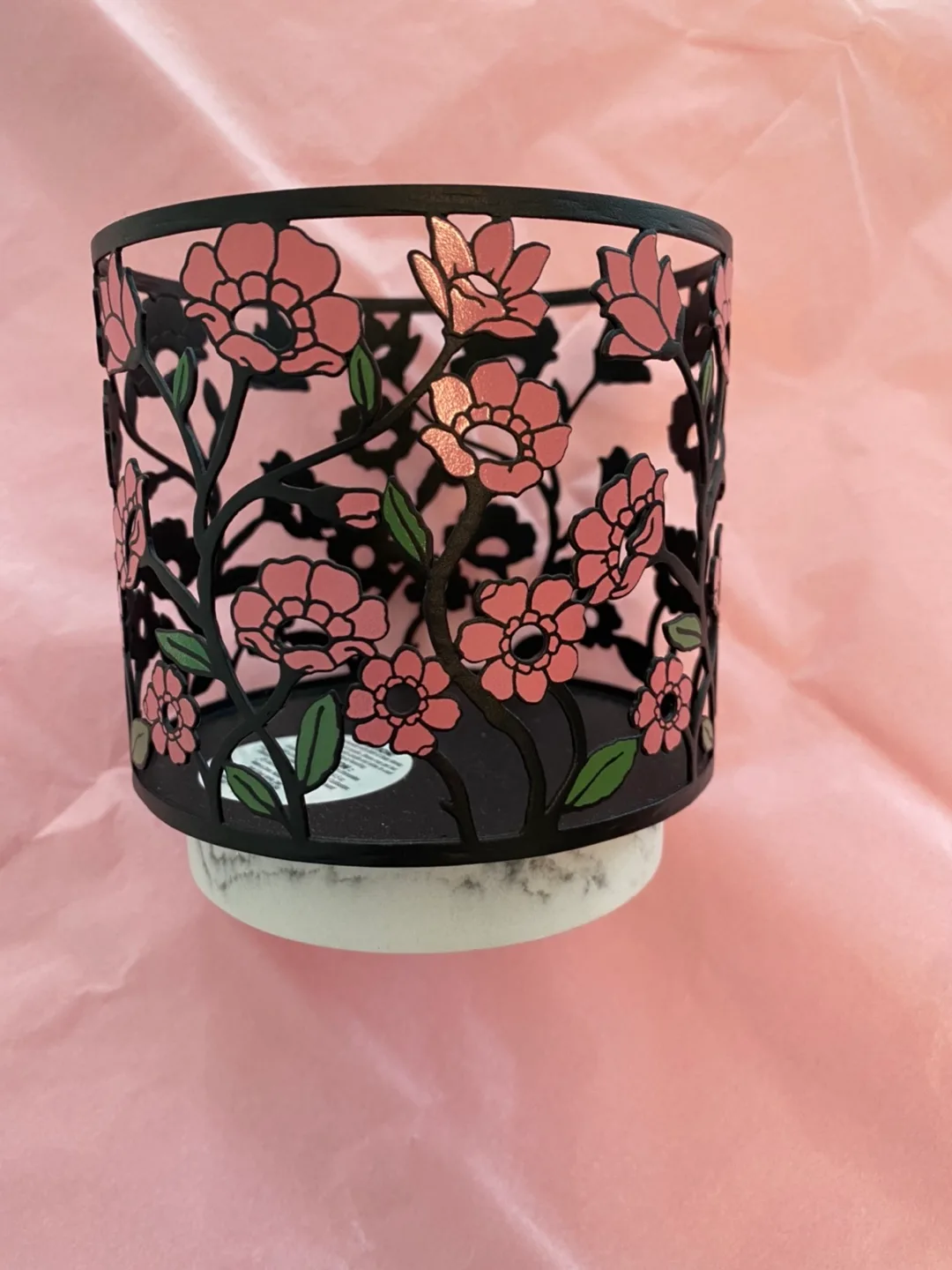 Floral Pedestal Candle Holder thumbnail