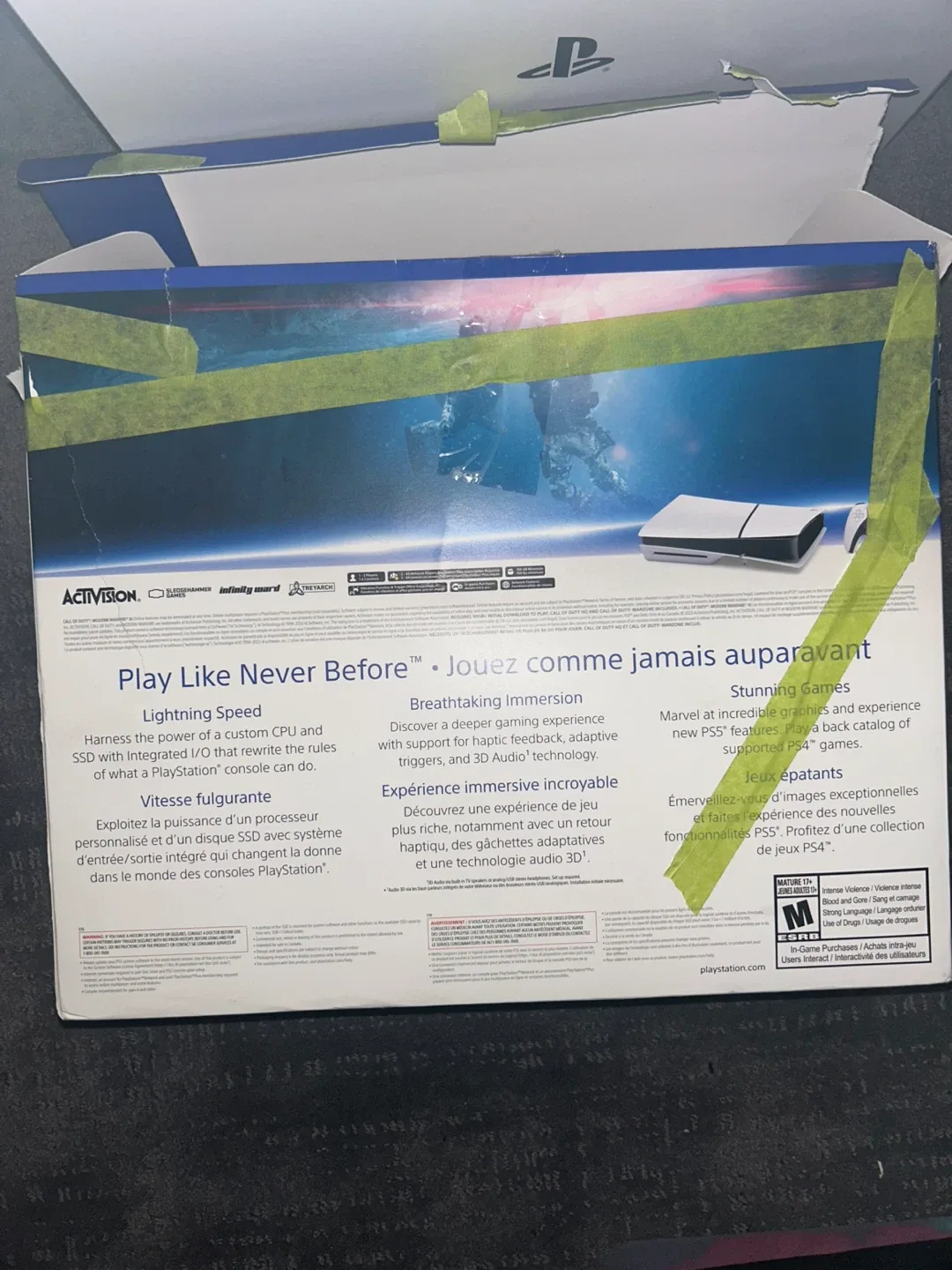 Sony PlayStation 5 (PS5) with Call of Duty image indicator(3)