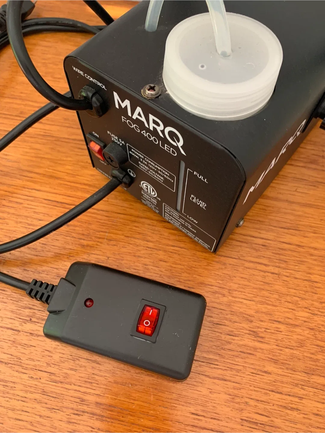 MARQ Fog 400 LED Fog Machine w/ Orion Fog Fluid image indicator(4)