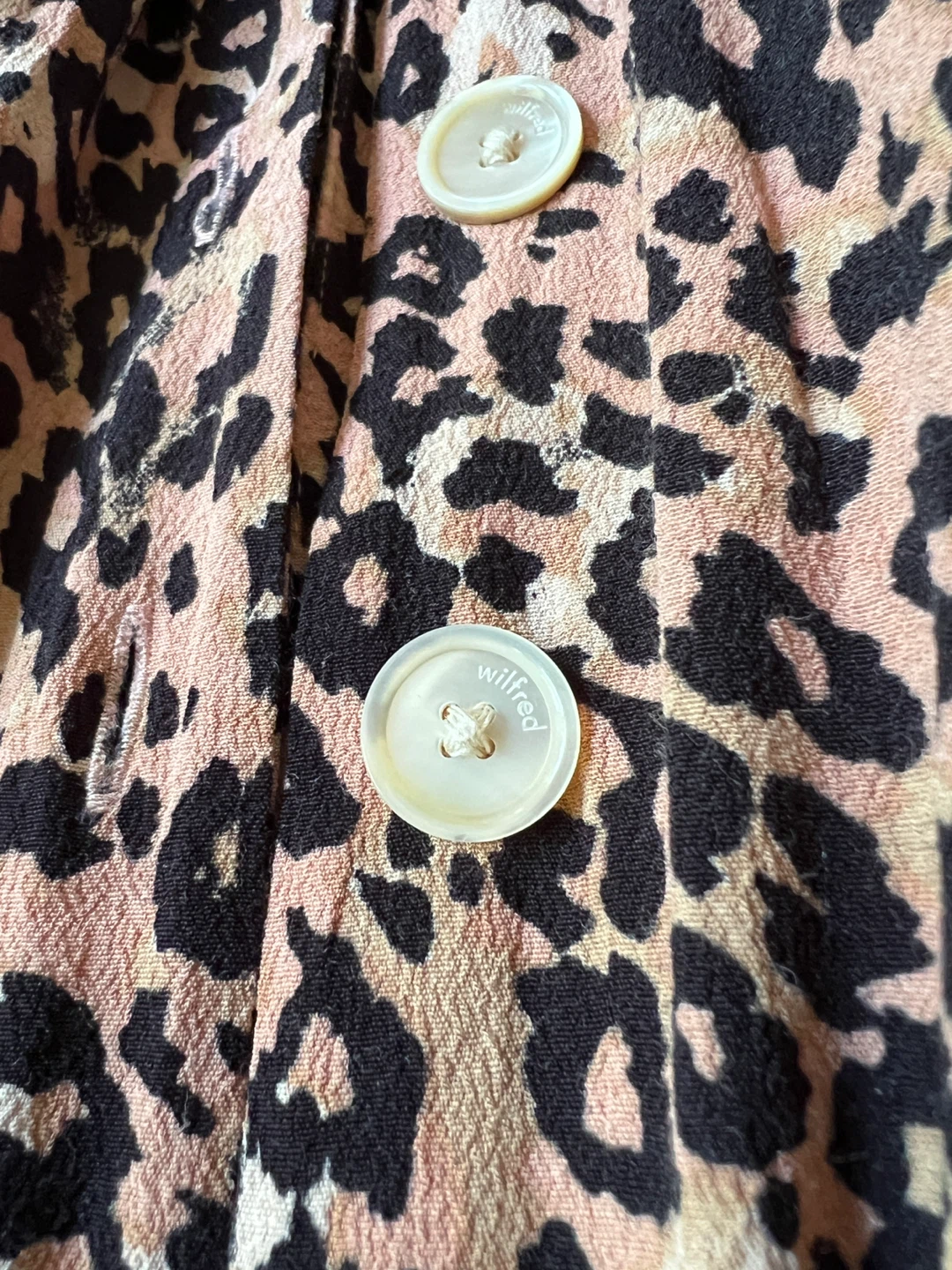 Wilfred Leopard Print Dress - Size Small - photo 4