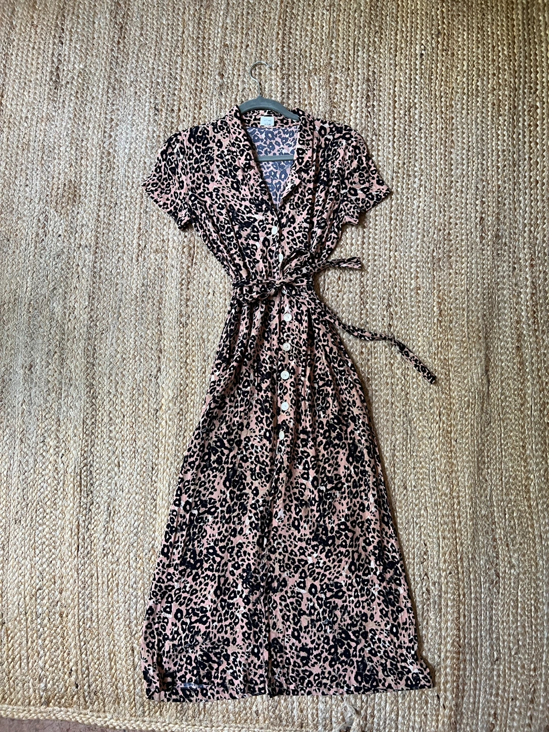 Wilfred Leopard Print Dress - Size Small