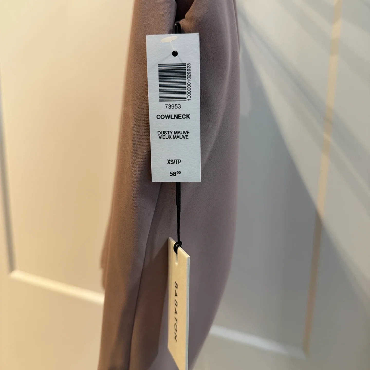 NEW Babaton satin cowlneck camisole XS image indicator(4)