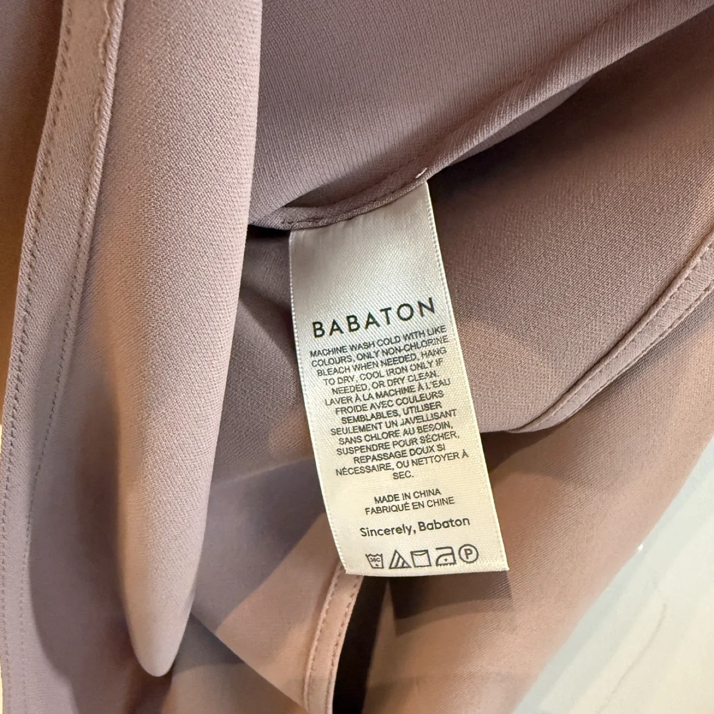 NEW Babaton satin cowlneck camisole XS image indicator(5)