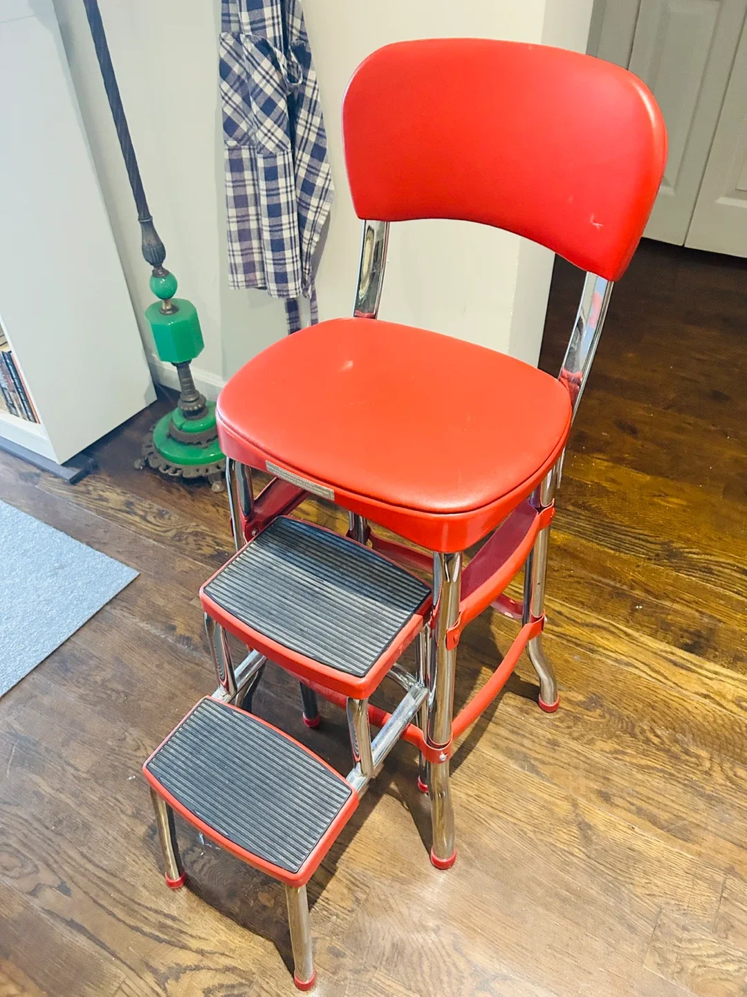 Cosco Red Step Stool Chair