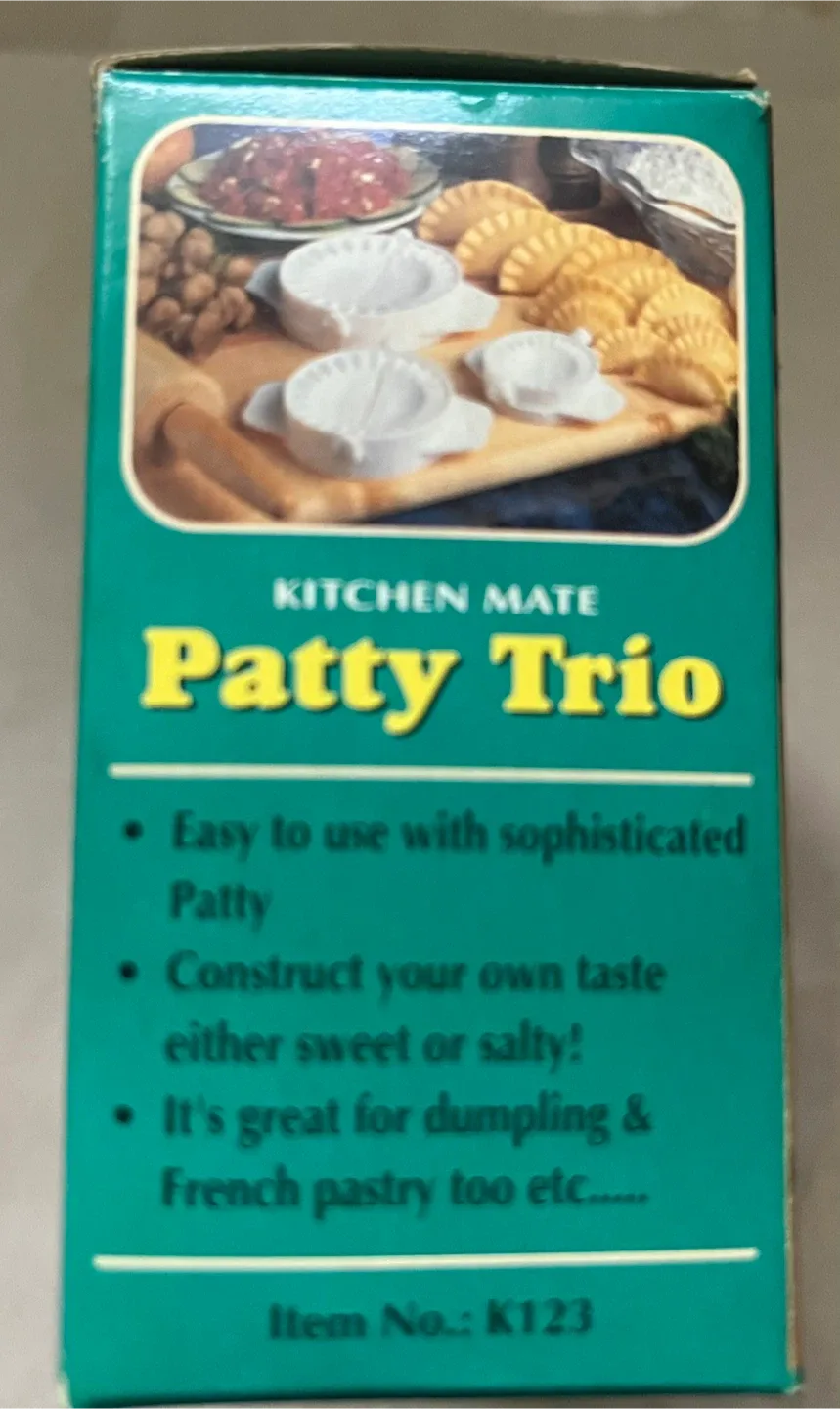 NEW Kitchen Mate Patty Trio Dumpling Maker image indicator(4)