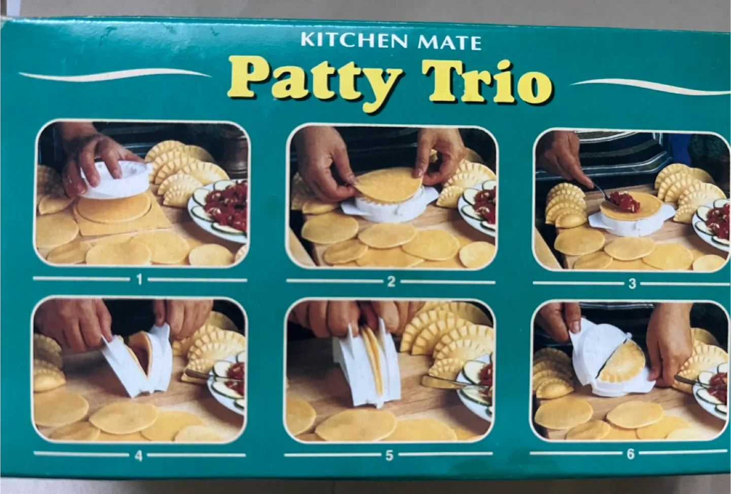 NEW Kitchen Mate Patty Trio Dumpling Maker image indicator(3)