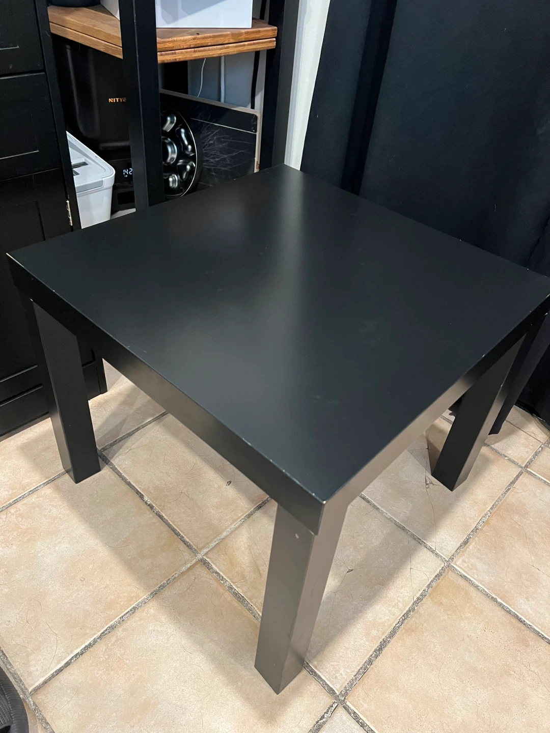 Black Side Table