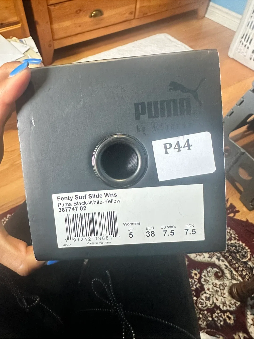 Puma Fenty by Rihanna yellow slides image indicator(6)