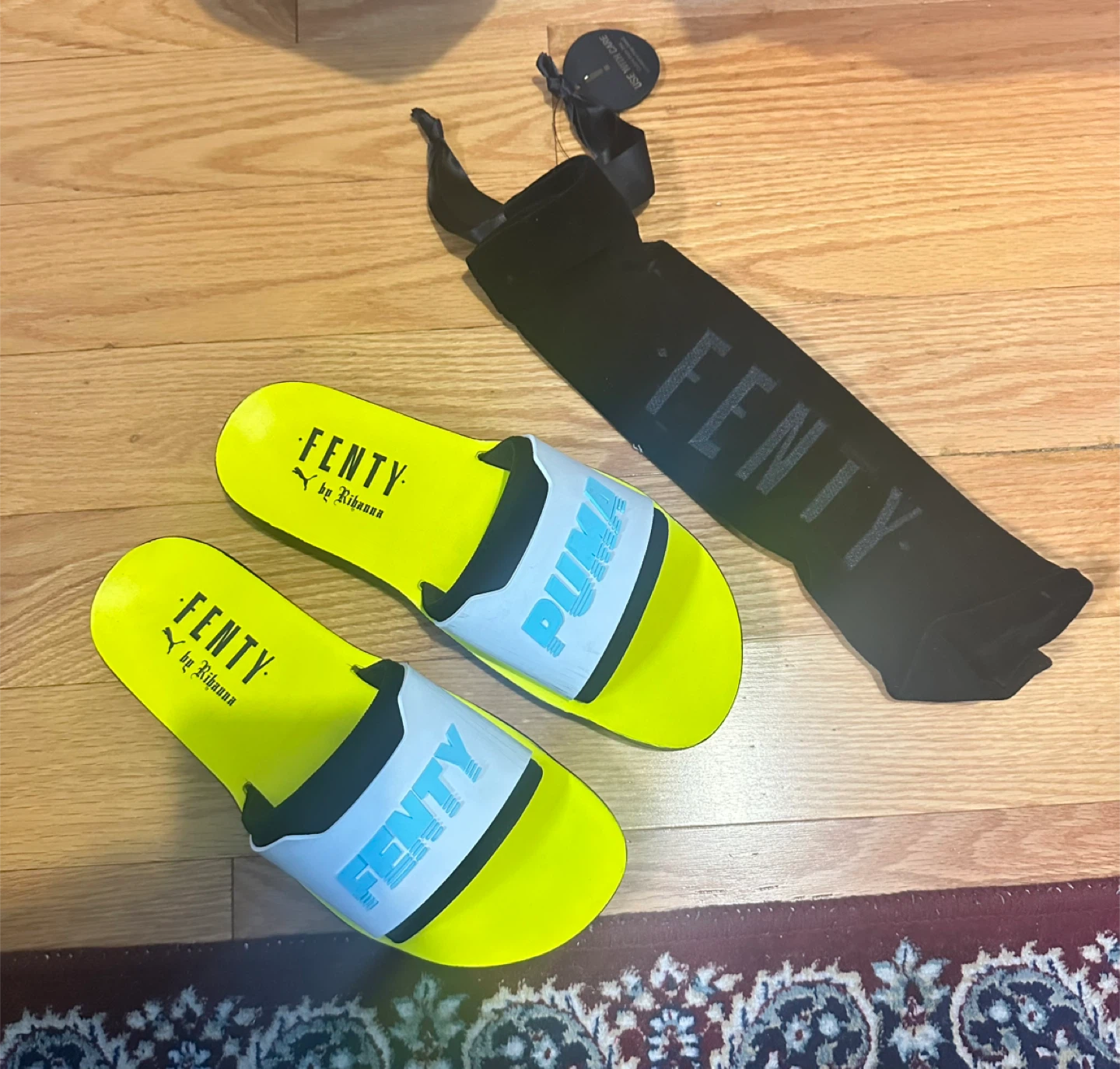 Puma Fenty by Rihanna yellow slides - photo 2