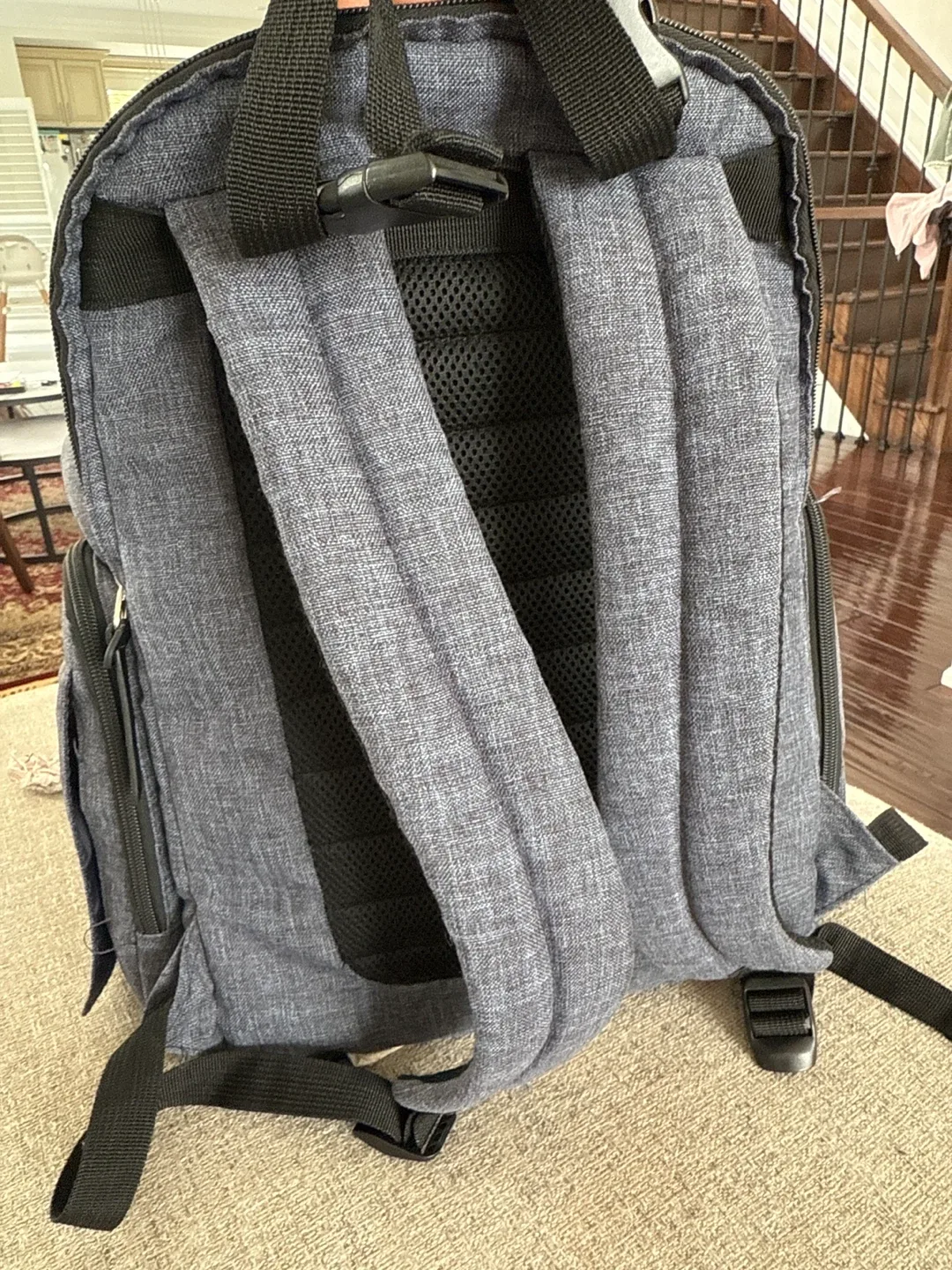 Eddie Bauer First Adventure Diaper Bag Backpack - Grey image indicator(6)