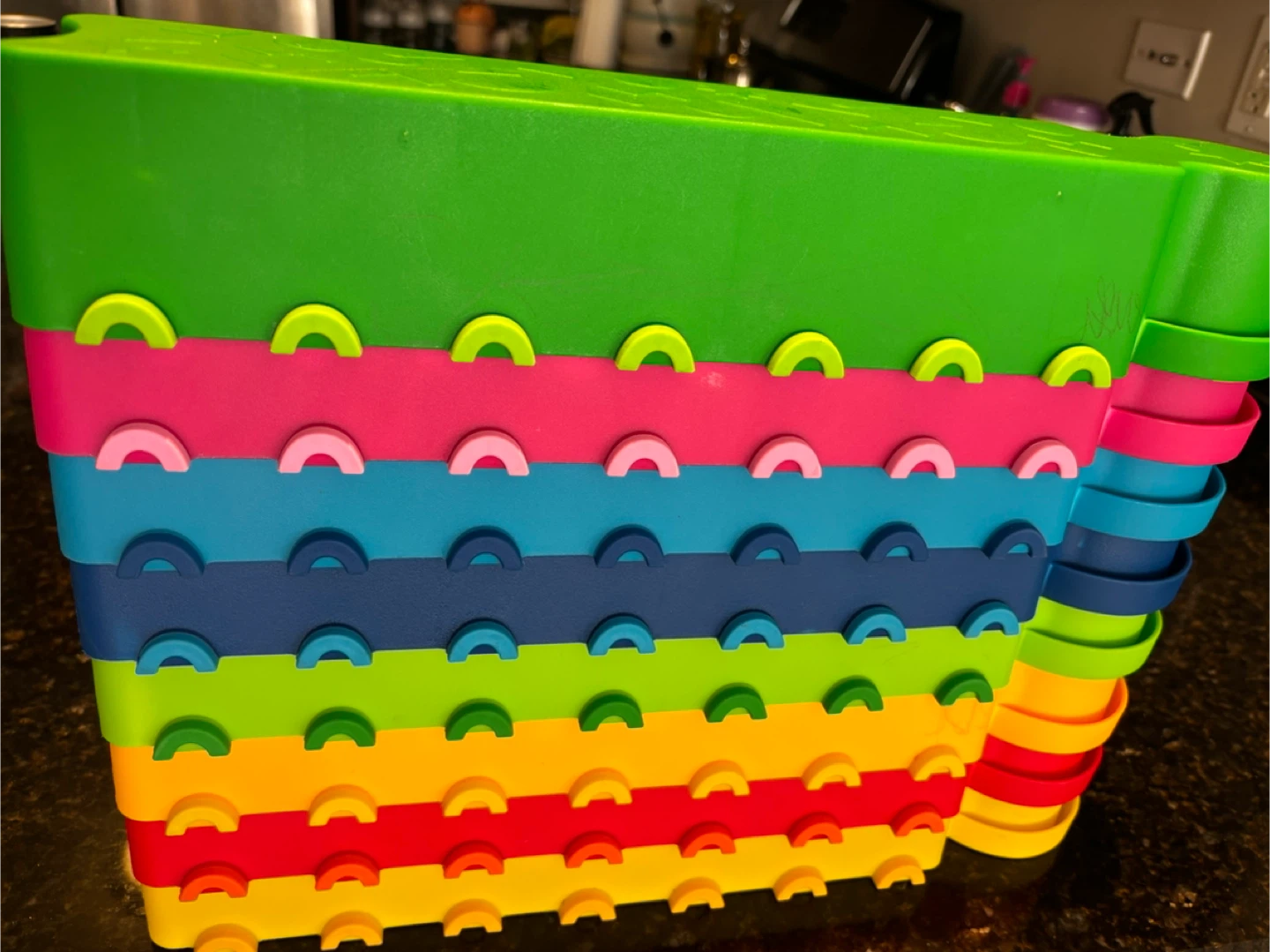 Sensory blocks toy for toddlers - photo 2