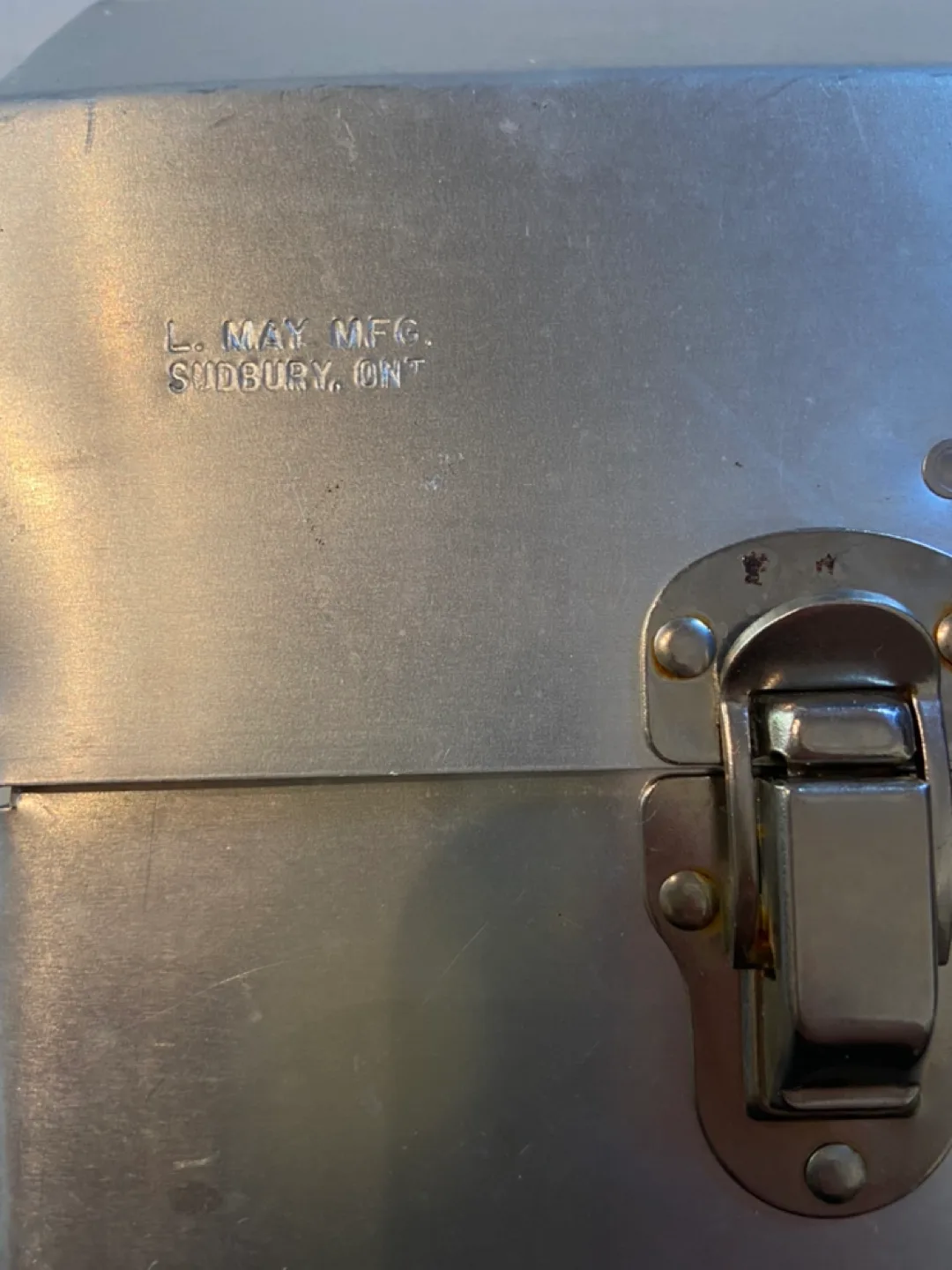 Vintage L. May MFG. Toolbox - Sudbury, Ontario image indicator(5)