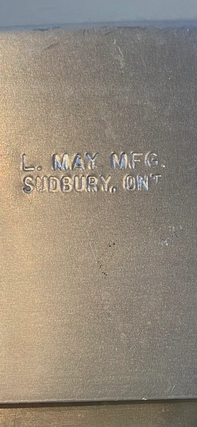 Vintage L. May MFG. Toolbox - Sudbury, Ontario image indicator(10)