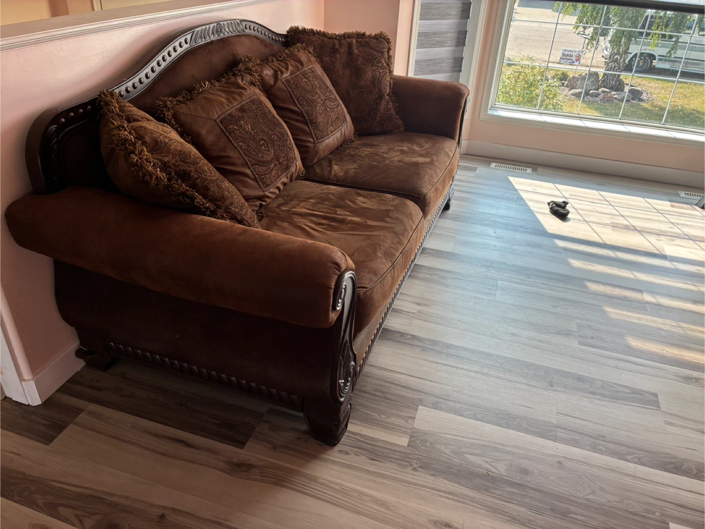 Sofa set (3+2 seater) with Pillows - photo 3