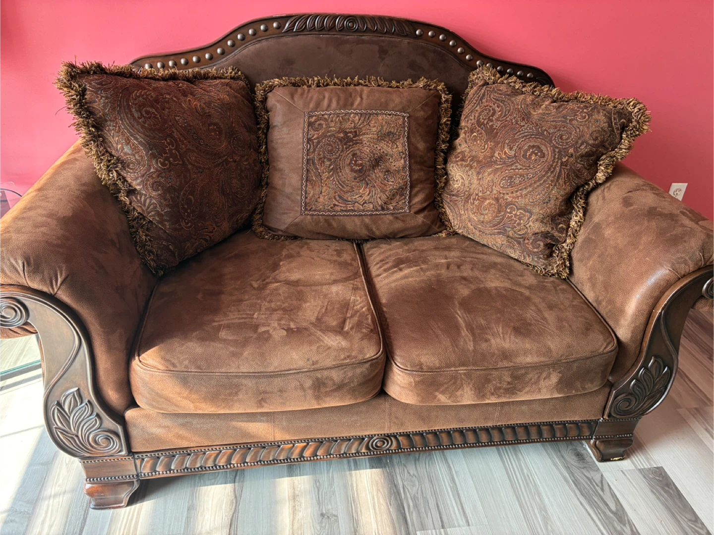 Sofa set (3+2 seater) with Pillows - photo 2