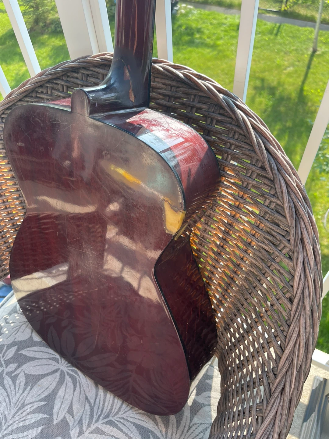 Regent Acoustic Guitar & Vintage Harmony Parlor Acoustic Guitar - photo 3