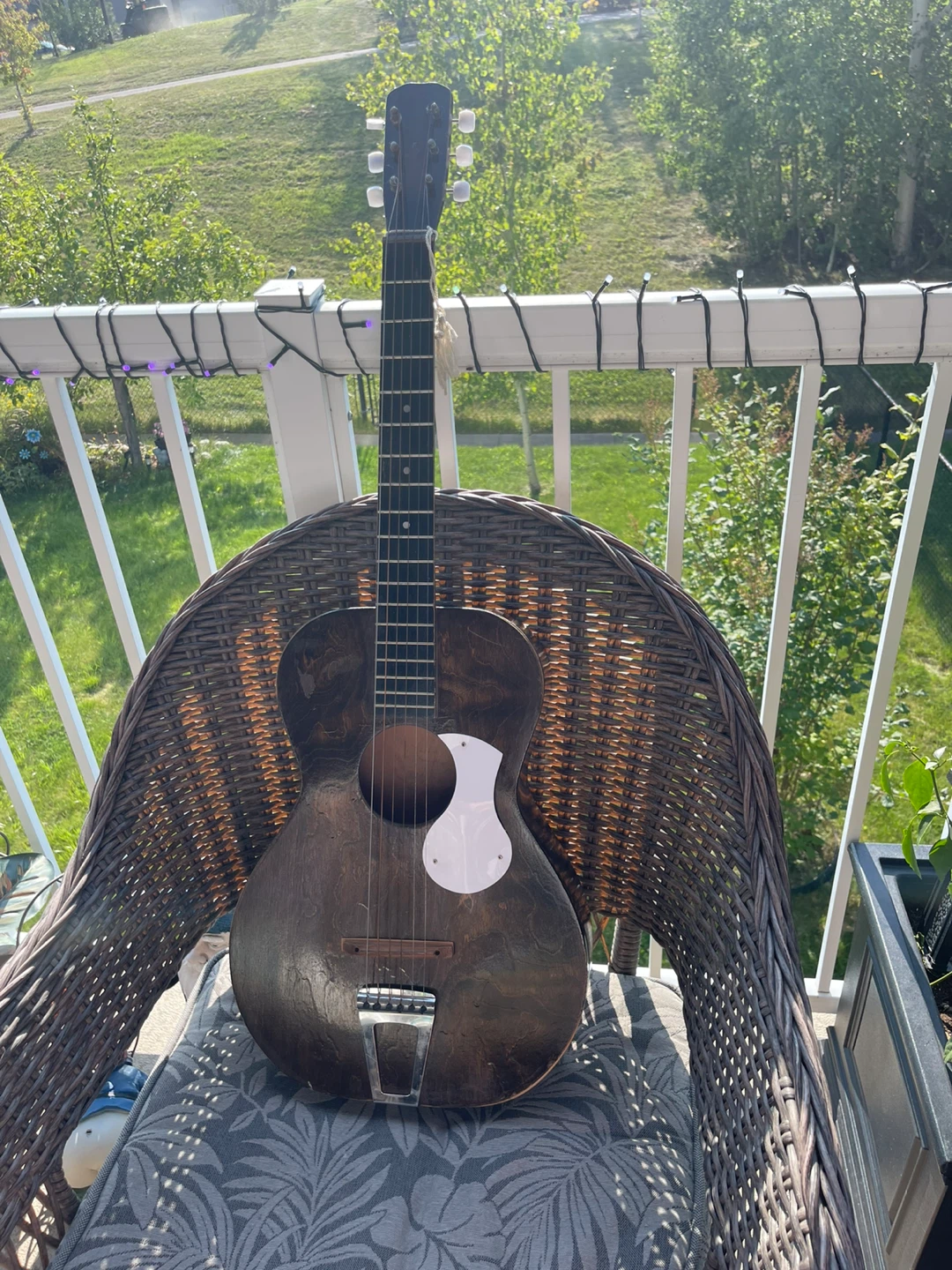 Regent Acoustic Guitar & Vintage Harmony Parlor Acoustic Guitar - photo 5