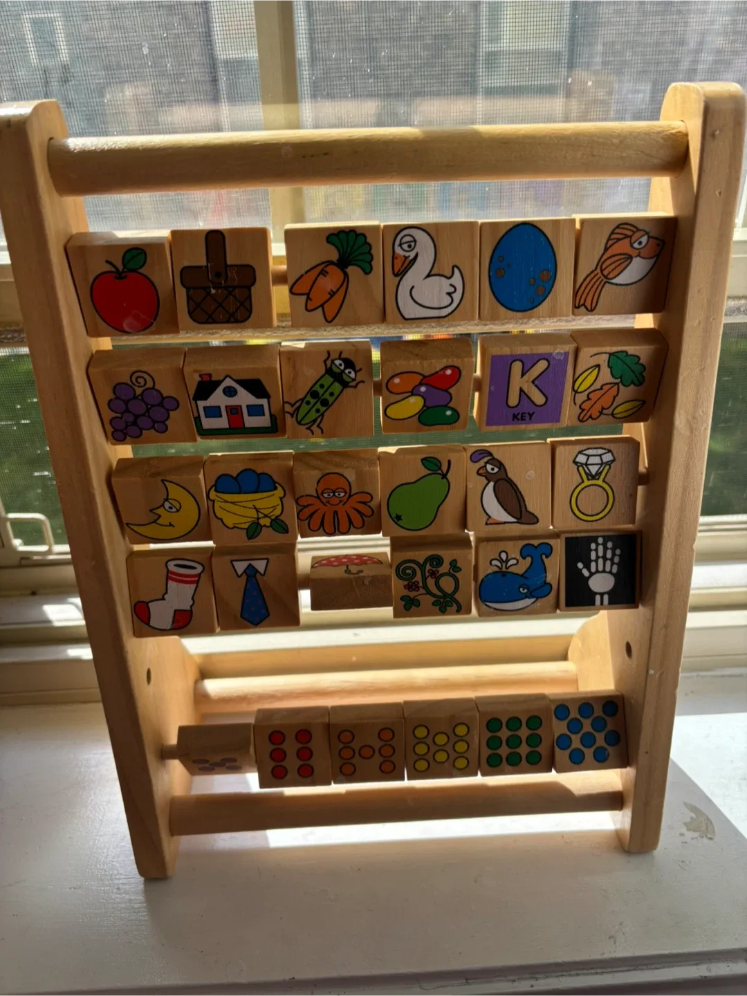Wooden ABC Abacus Toy thumbnail