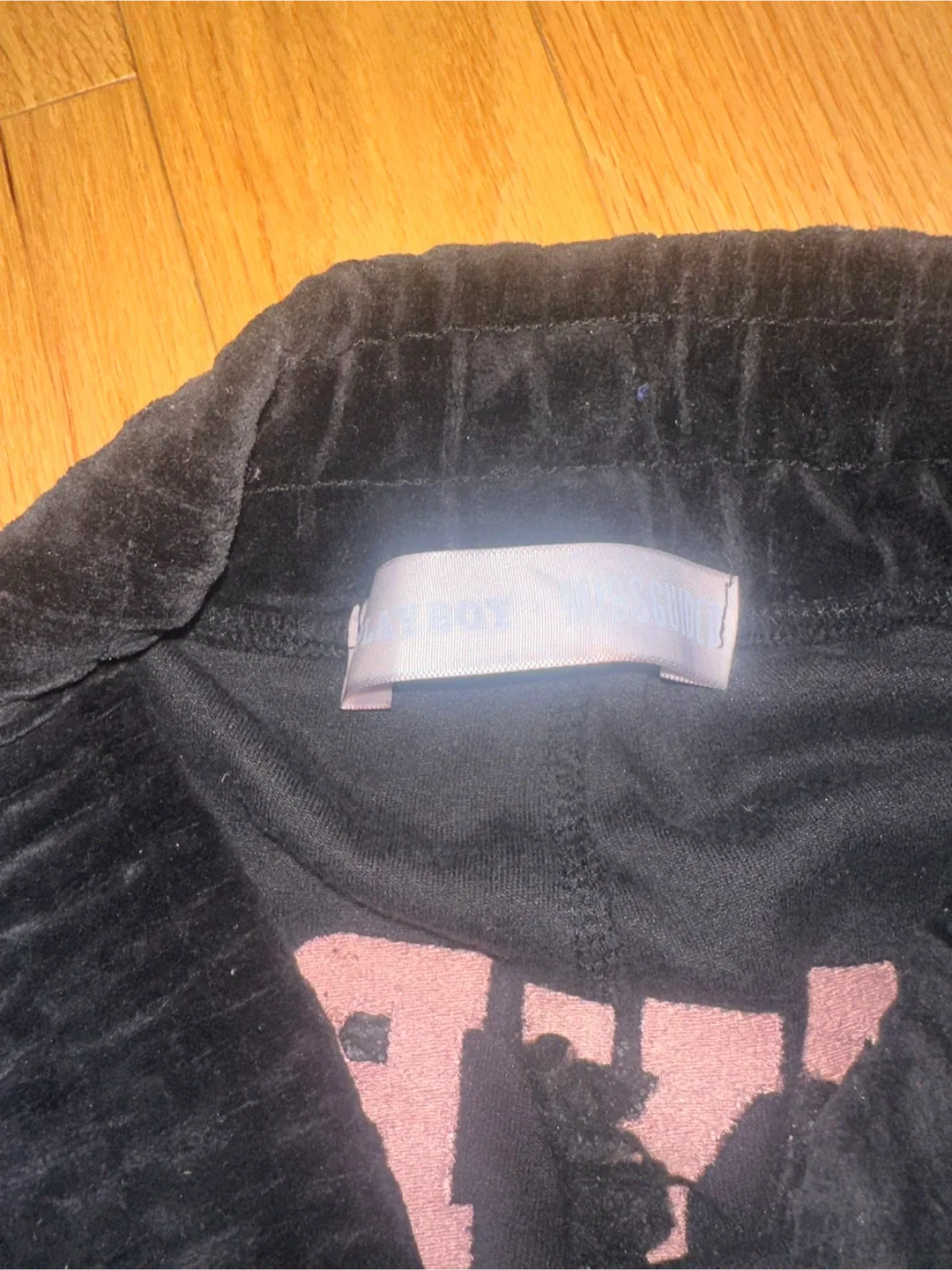 Playboy Missguided Velour Track Pants image indicator(4)