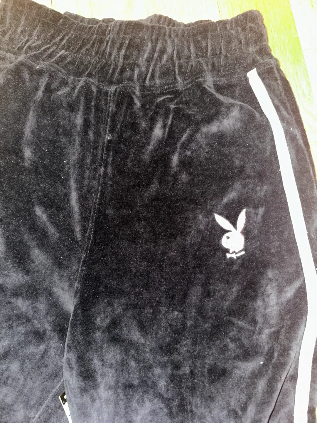 Playboy Missguided Velour Track Pants image indicator(3)