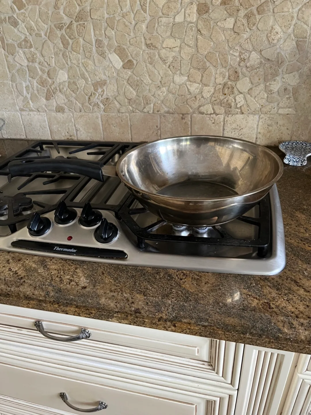 Stainless Steel Wok - 12 inch thumbnail