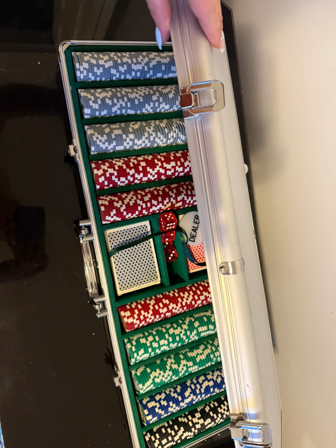 Poker Chip Set with Case