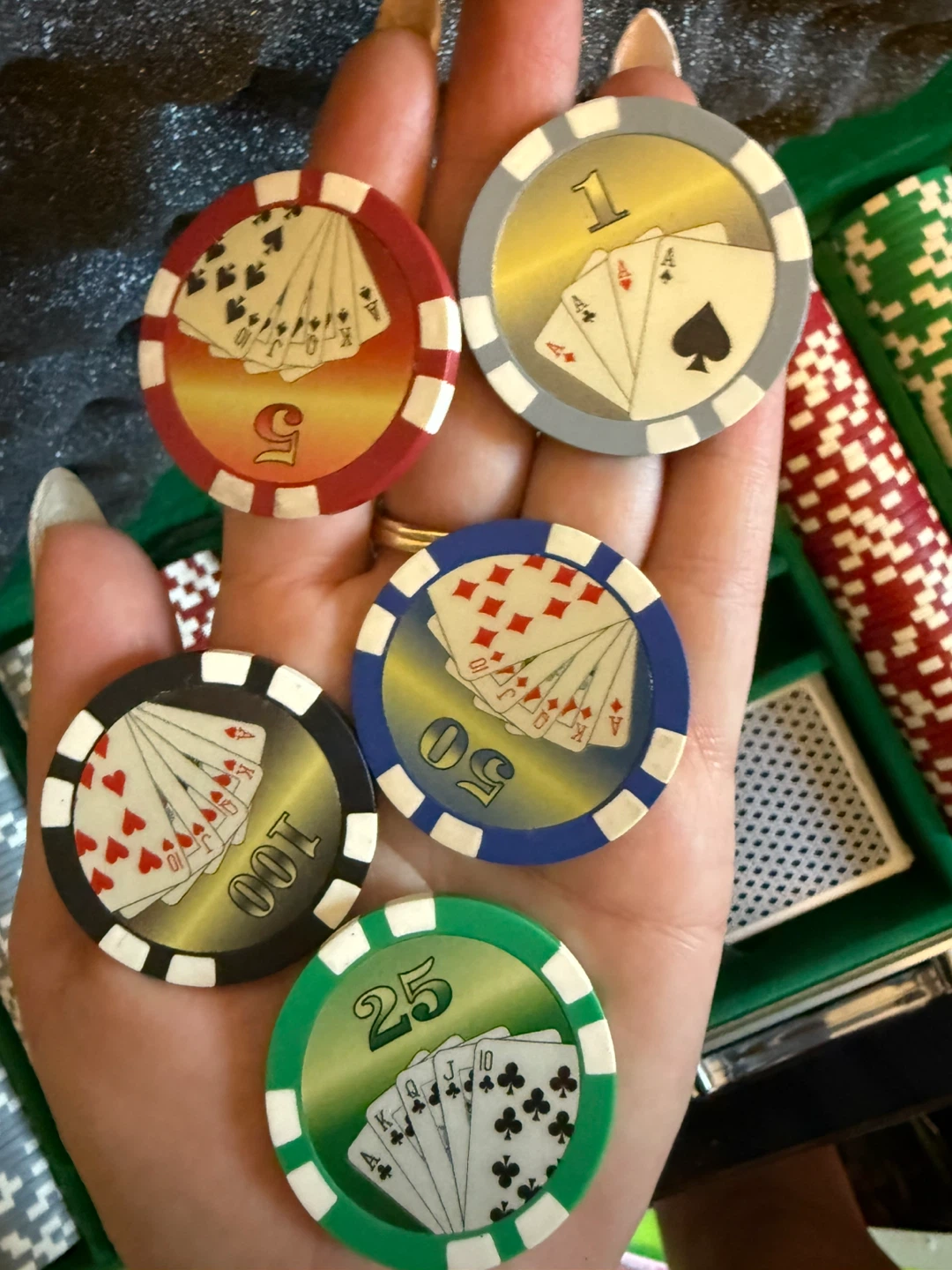 Poker Chip Set with Case - photo 3