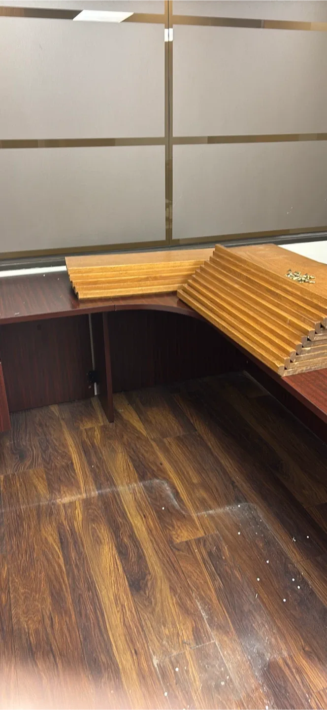 Office Desk - chocolate brown image indicator(3)